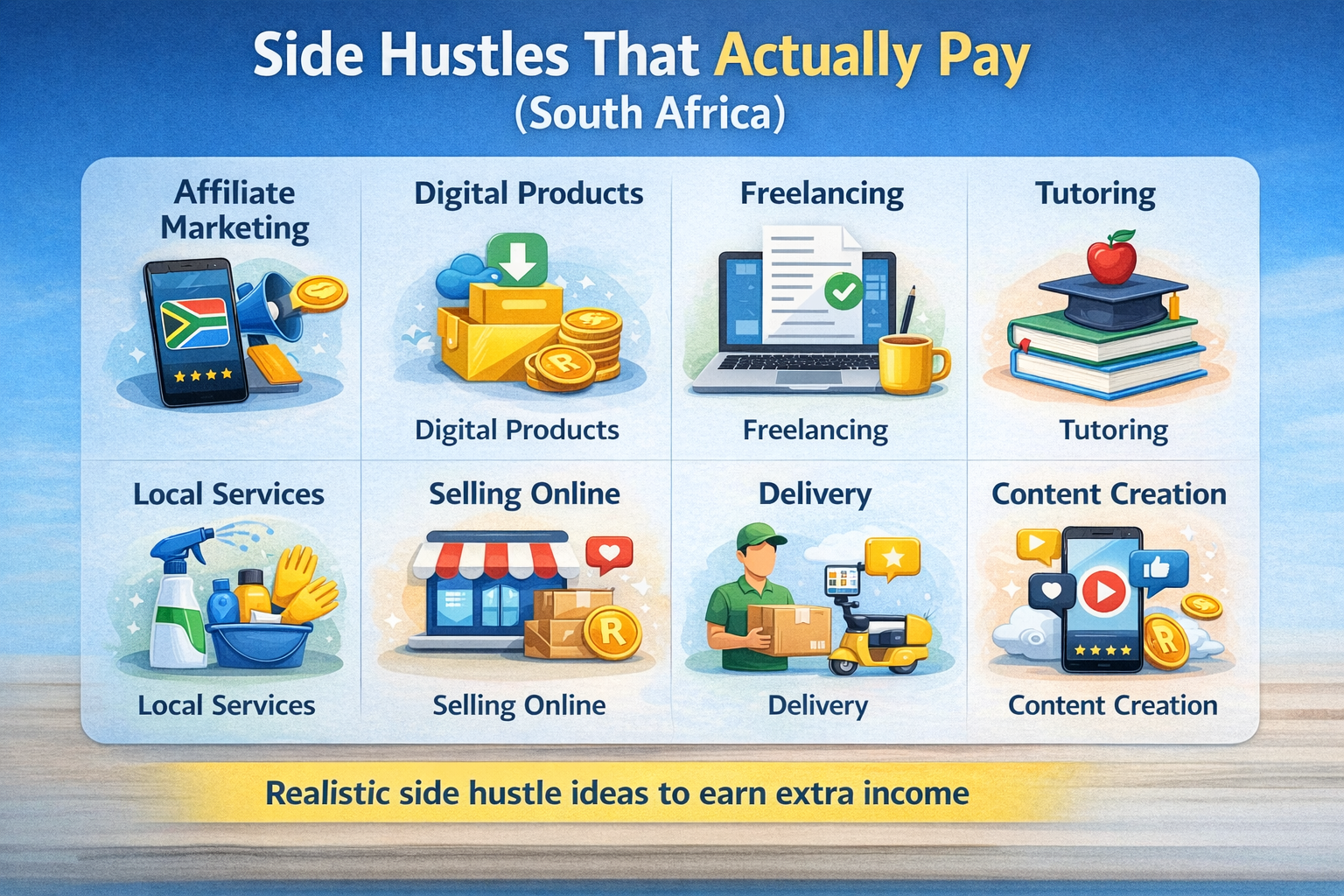 Best side hustles in South Africa that actually pay